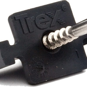 trex hidden fasteners into aluminum